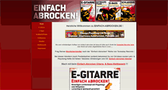 Desktop Screenshot of einfach-abrocken.de