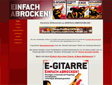 Tablet Screenshot of einfach-abrocken.de